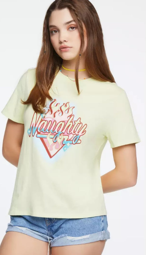 Forever 21 Women's Green Short Sleeve T-Shirt | Forever 21 In Lebanon