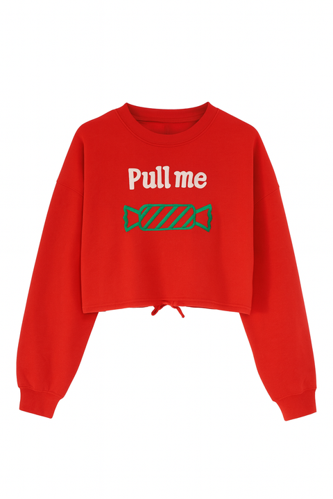 LeGer Women's Red Oversized Sweatshirt | LeGer in Lebanon