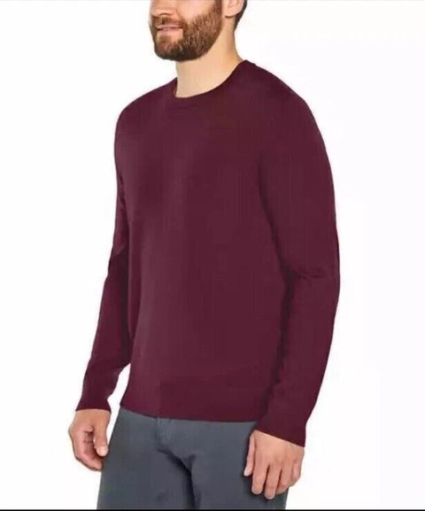 Banana Republic Men’s Burgundy Crew Neck Long Sleeve Sweatshirt |Banana Republic In Lebanon