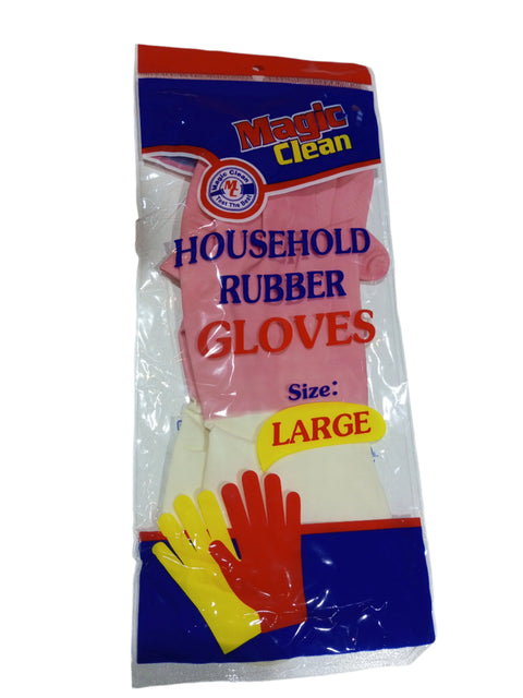 Magic Clean Household Rubber Gloves Large (MC 247) | Magic Clean In Lebanon
