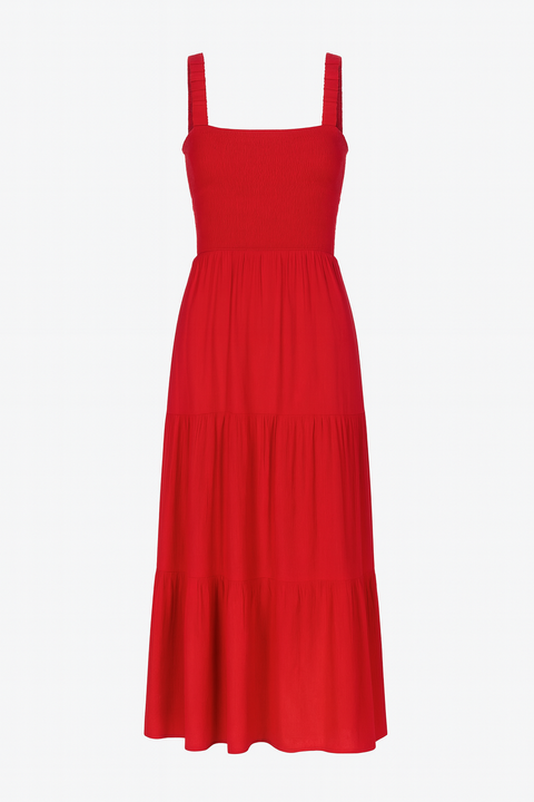 Forever 21 Women's Red Sleeveless Open Back Dress | Forever 21 In Lebanon