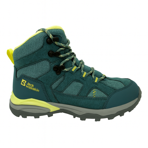 Jack Wolfskin Boy's Green Hiker Texpore Mid K Sneakers |Jack Wolfskin in Lebanon