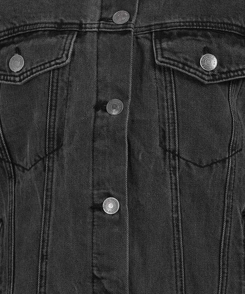 Forever 21 Women's Black Denim Jacket | Forever 21 In Lebanon