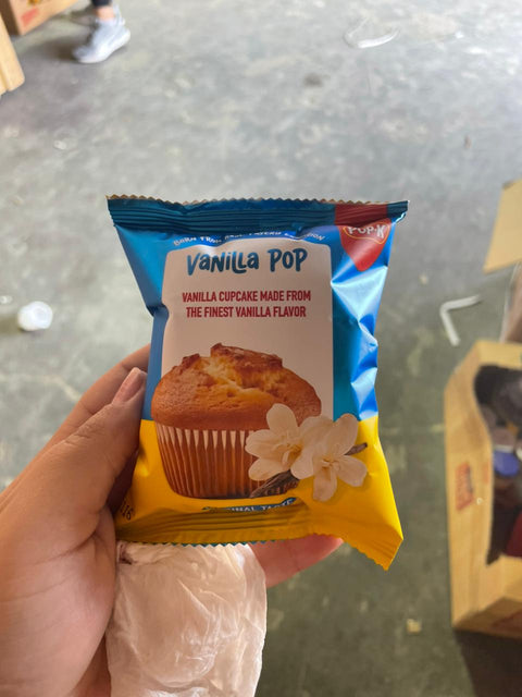 Pop-k Vanilla Pop Cupcake With Vanilla Flavor 35g