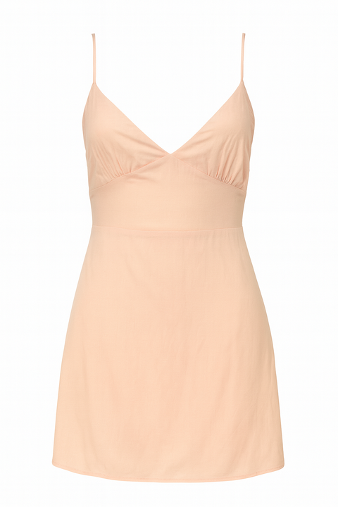 Forever 21 Women's Georgia Peach Tie Back Sleeveless Dress |Forever 21 In Lebanon