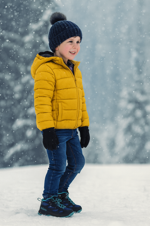 Jack Wolfskin Boy's Blue Vojo Tour Texapore Mid K Sneakers |Jack Wolfskin in Lebanon