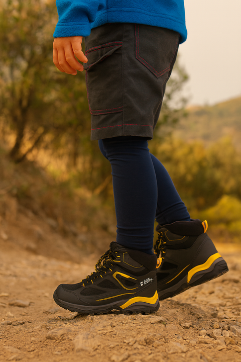 Jack Wolfskin Boy's Black MTN Hiker Shield Mid K Boots|Jack Wolfskin in Lebanon