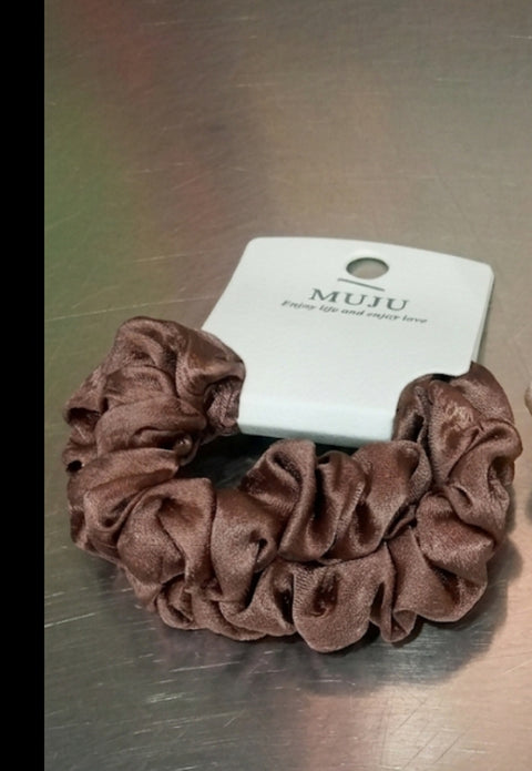 Korean Style 2-Piece Hair Ties Set High-End Mesh Printed Scrunchies Elastic Ponytail Hair Band