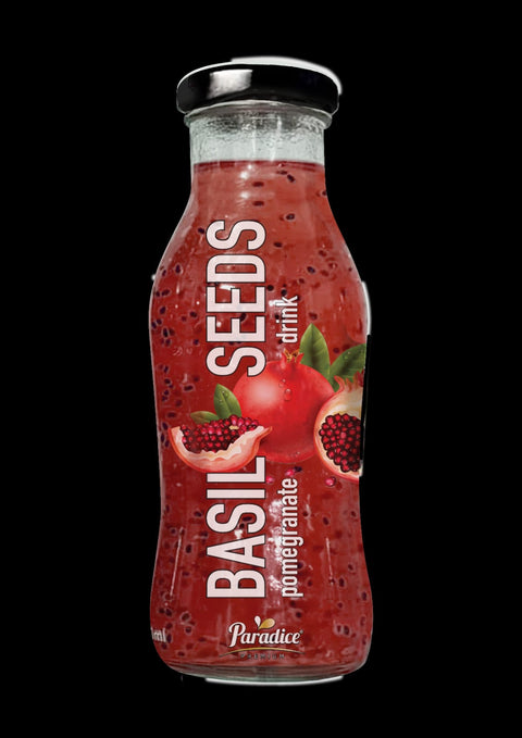 Paradice Basil Seeds Pomegranate Flavour 250ml | Paradice In Lebanon