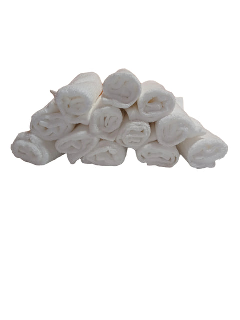 Grandeur Hospitality White Face Towels 12pcs | Grandeur Hospitality In Lebanon