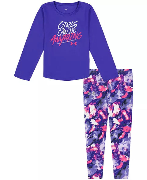Under Armour Girl's Purple 2 Pieces Swim Set | Under Armour In Lebanon