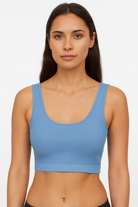 Forever 21  Women's Royal Round Crop Top | Forever 21 In Lebanon