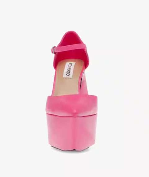 Steve Madden Women's Hot Pink Synthetic Secretz Sandal | Steve Madden In Lebanon