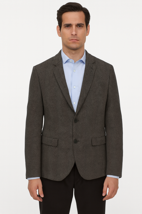 Asos Design Men's Dark Gray Blazer ANF1751