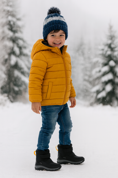 Jack Wolfskin Boy's Black Vojo WT Texapore Mid VC K Sneakers |Jack Wolfskin in Lebanon
