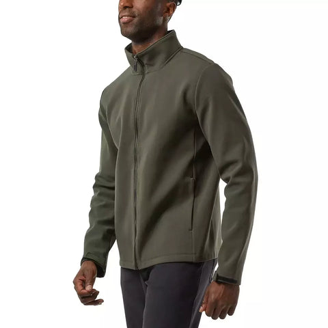 32°Degrees Heat Men's Green Pique Full Zip Jacket |32°Degrees Heat In Lebanon