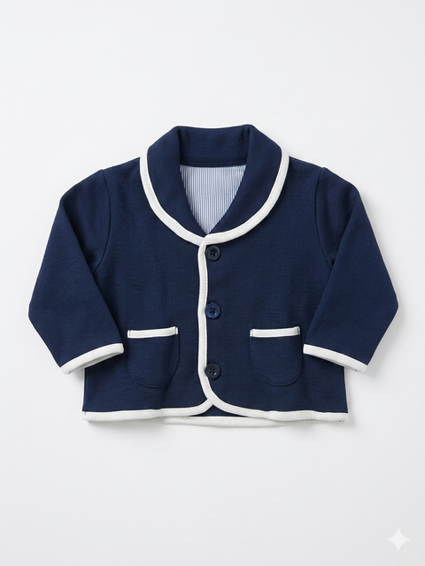 Charanga Baby Boy's Navy Sailor-Style Cardigan|Charanga In Lebanon