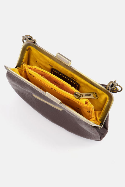 Mango Women's Brown Leather Wallet | Mango In Lebanon
