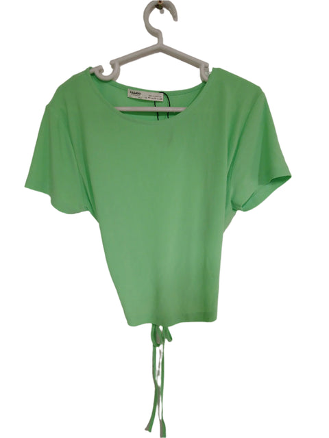 Pull&Bear Women's Lime Green T-Shirt | Pull&Bear In Lebanon
