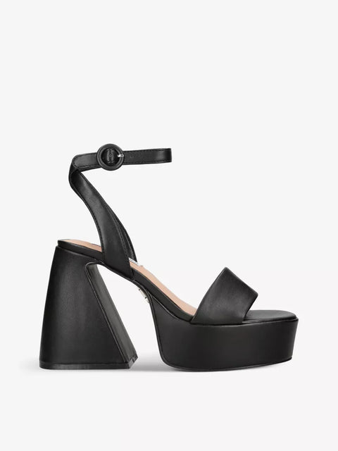 Steve Madden Women's Black Synthetic Paysin Sandal | Steve Madden In Lebanon