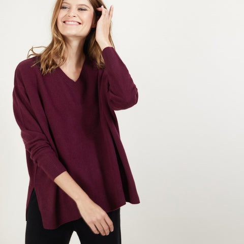 Lucky Brand Women's Burgundy Plus Size Long Sleeve Blouse |Lucky Brand In Lebanon