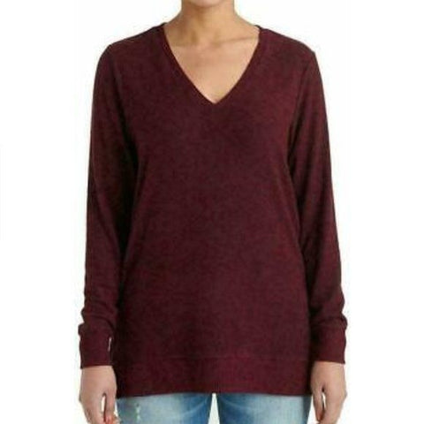 Lucky Brand Women's Burgundy Plus Size Long Sleeve Blouse |Lucky Brand In Lebanon