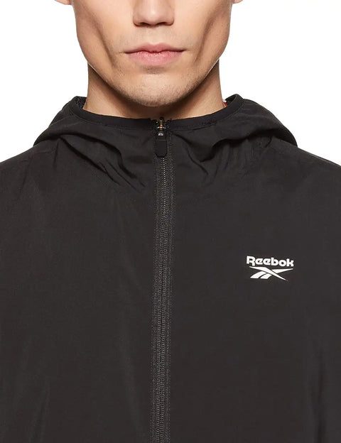 Reebok Men's Black Training Essentials Jacket  |Reebok In Lebanon