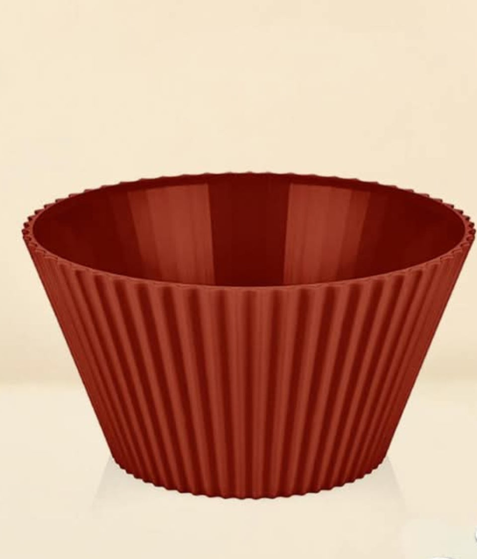 Bager Brown Sapphire Round Bowl 2L | Bager In Lebanon