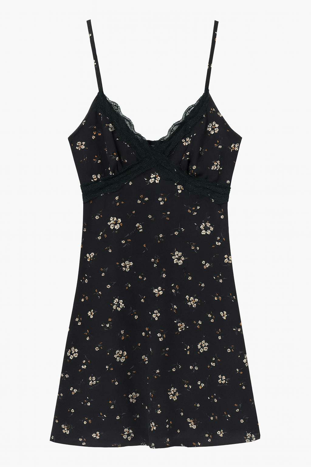 Forever 21 Women's Black Floral Mesh Sleeveless V-neck Mini Dress | Forever 21 In Lebanon