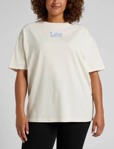 Lee Women's Light Beige Essential Graphic T-Shirt | Lee In Lebanon