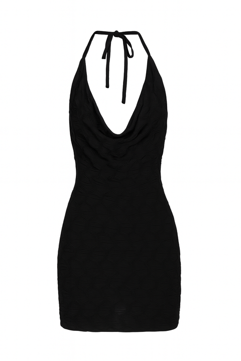 Forever 21 Women's Black Halter Neck Mini Dress |Forever 21 In Lebanon