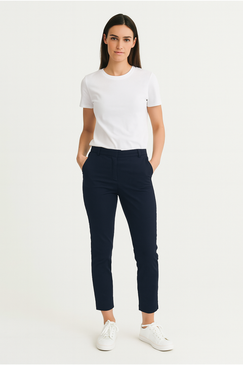 Mango Women's Navy Pant |Mango In Lebanon