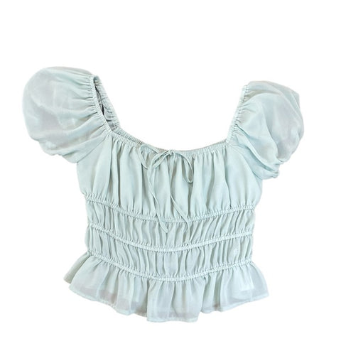 Forever 21 Women's Mint Green Off Shoulder Crop Top | Forever 21 In Lebanon
