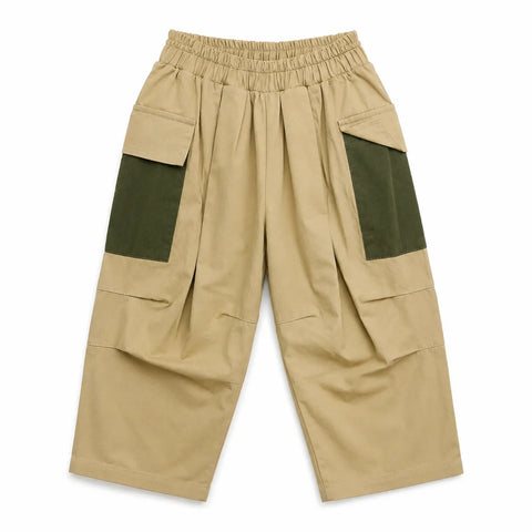 Zara Baby Boy's Khaki Green & Olive Green Casual Cargo Pant|Zara In Lebanon