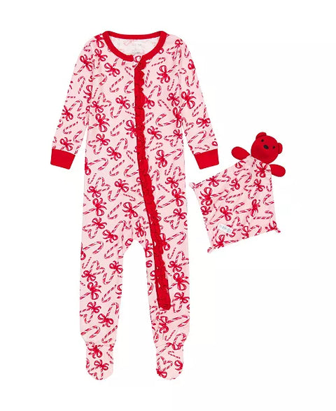 Max & Olivia Baby Girl Multicolor Snug Fit Christmas Overall |Max & Olivia In Lebanon