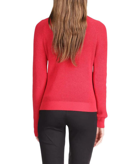 Michael Kors Women's Red Long-Sleeve Blouse | Michael Kors In Lebanon