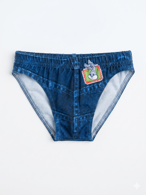 Looney Tunes Boy's Navy Bugs Bunny "Denim-Print" Briefs|Looney Tunes In Lebanon
