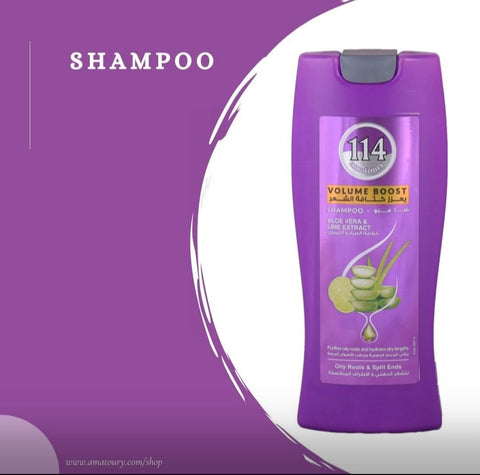 114 Amatoury Aloe Vera & Lime Extract Volume Boost Shampoo 400ml | 114 Amatoury In Lebanon