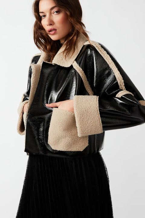 Steve Madden Women's Black Long Sleeve Salma Jacket | Steve Madden In Lebanon