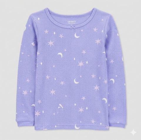 Carter's Girl's Purple Printed Pajama Top|Carter's In Lebanon