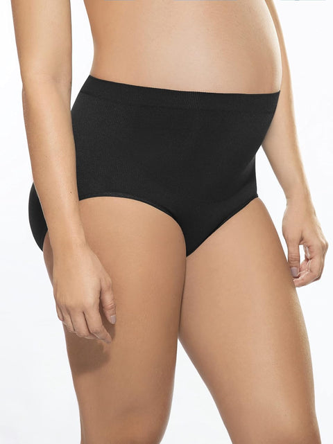 Annette Women's Black Soft Seamless Support Maternity Panty | Annette In Lebanon