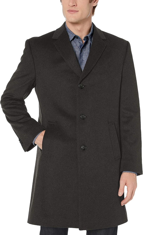 Kenneth Cole Men's Grey Classic Fit OverCoat  |Kenneth Cole  In Lebanon