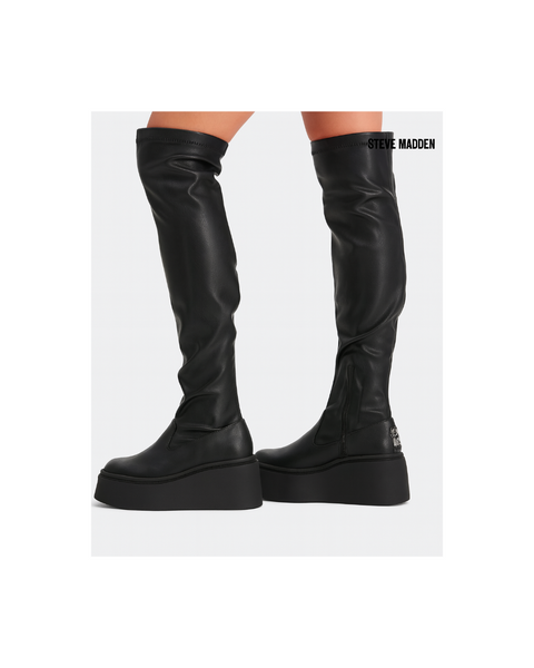 Steve Madden Women's Black Phaeline Knee Boots |Steve Madden in Lebanon