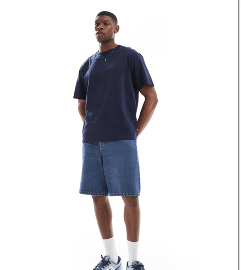 Lee Men's Navy Round Neck Short Sleeve T-Shirt | Lee In Lebanon