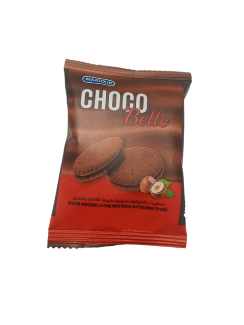 Choco Belle Biscuit Chocolate Coated With Cocoa & Hazelnut Cream 20g | Choco Belle In Lebanon