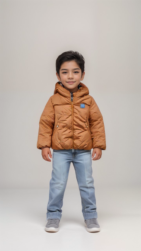 S.Oliver Boy's Orange Zippered Jacket |S.Oliver in Lebanon