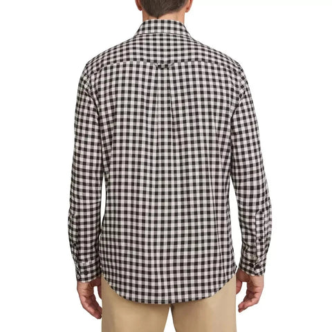 Lands End Men's Multicolor Checkered Long Sleeve Shirt | Lands End In Lebanon