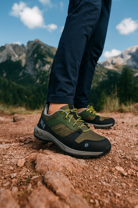 Jack Wolfskin Boy's Khaki Attack XT K Sneakers |Jack Wolfskin in Lebanon