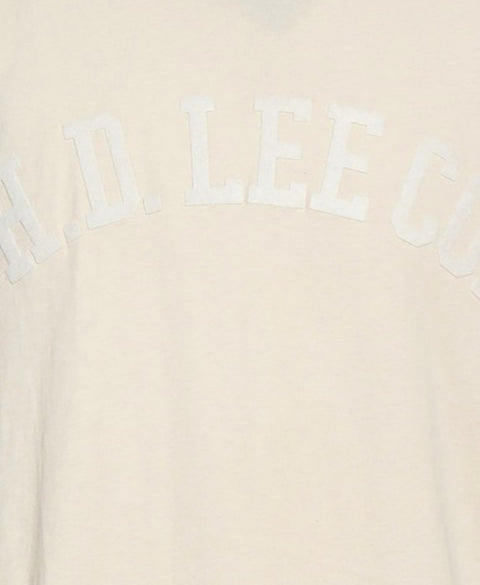 Lee Men's Beige Round Neck Short Sleeve T-Shirt | Lee In Lebanon