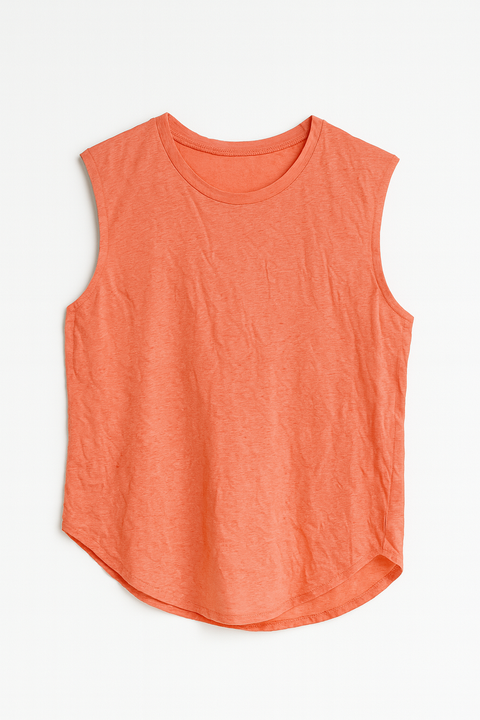 Mango Women's Light Coral Short Sleeve Blouse | Mango In Lebanon